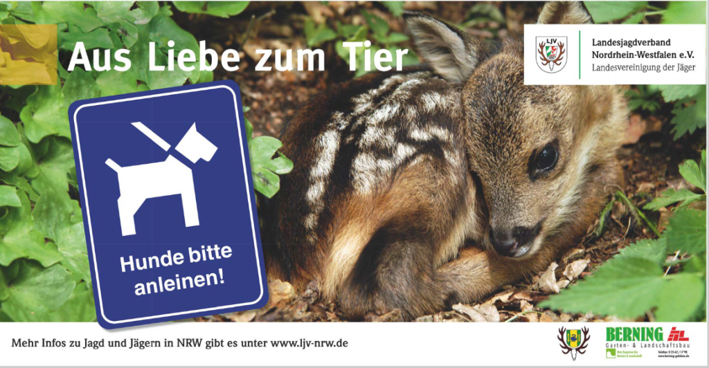 Aus Liebe zum Wild Sponsoring Berning Garten Landschaftsbau GmbH